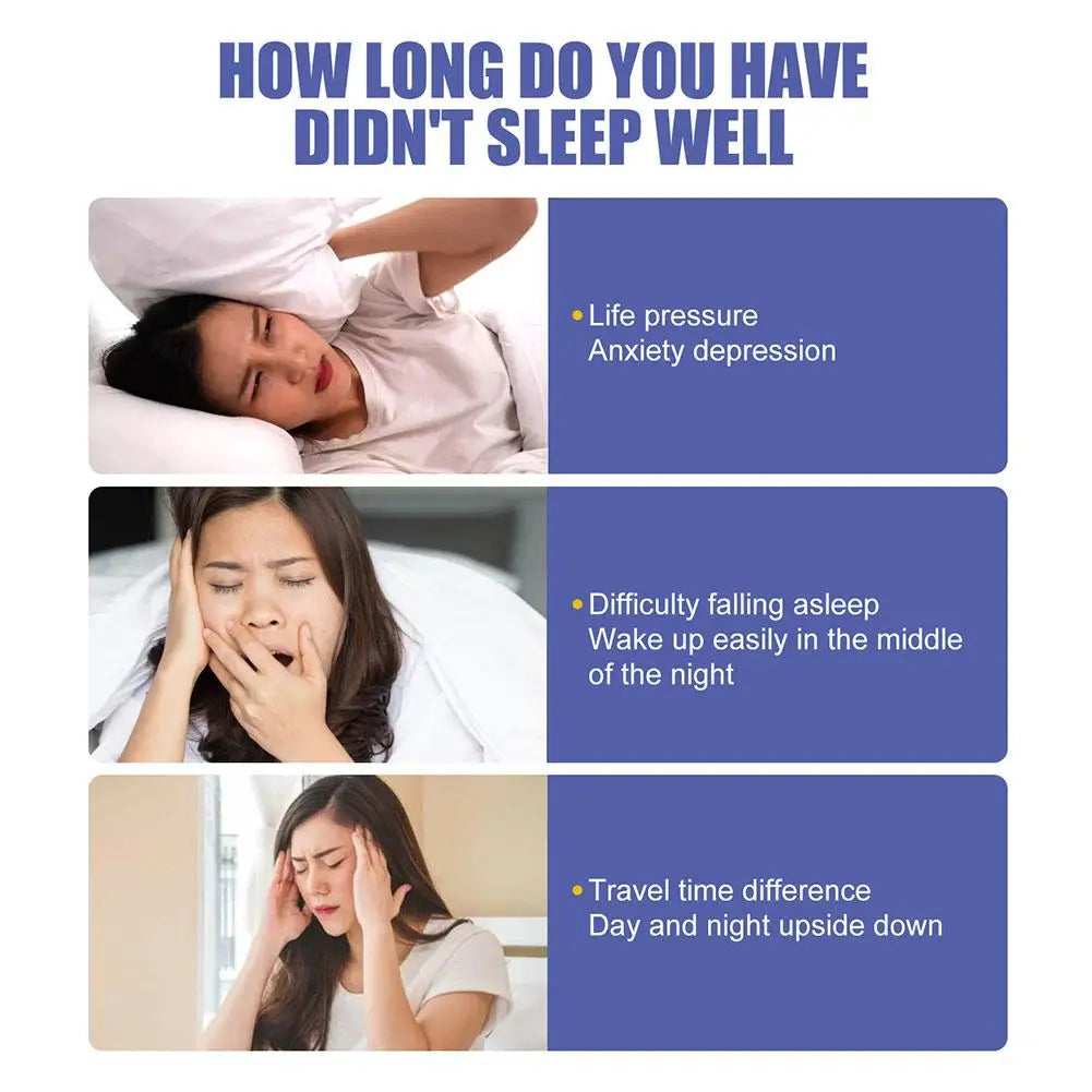 Sleep Aid Patch Headache Sickness Dizziness Treatment Nerve Stress Brain Help Sticker 28Pcs Sleeping Relax anti Soothing J1U8