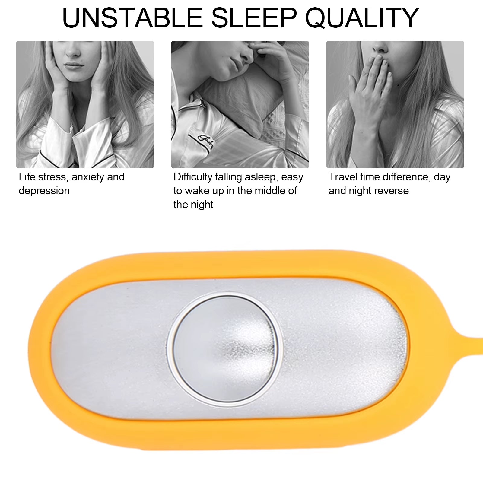 Holding Sleep Sleep Aid Instrument Anxiety&Pressure Relief Relax USB Charging Microcurrent Sleep Aid Device for Insomnia Patient