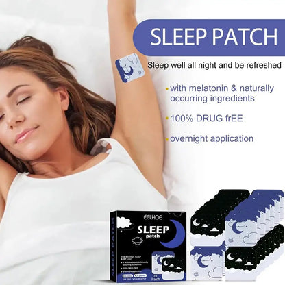 Sleep Aid Patch Headache Sickness Dizziness Treatment Nerve Stress Brain Help Sticker 28Pcs Sleeping Relax anti Soothing J1U8